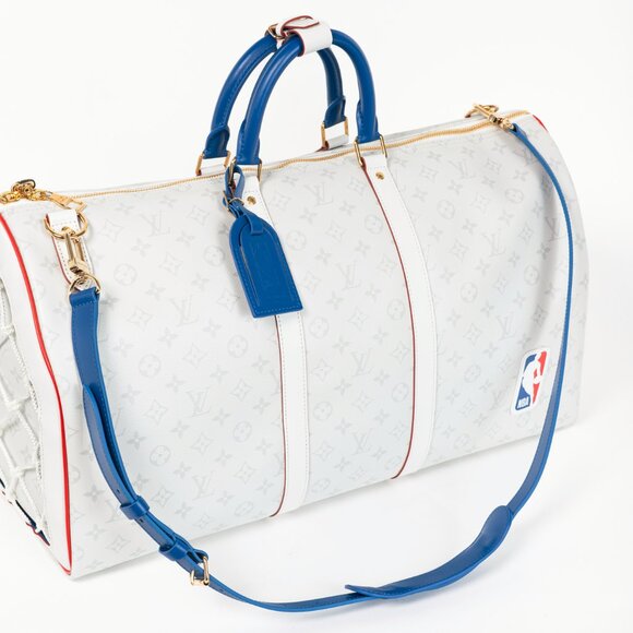 Louis Vuitton x NBA Keepall 55 Bandouliere Basketball Antarctica Monogram Duffle - Picture 5 of 16